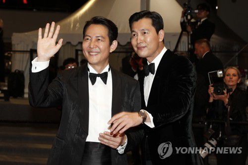 '헌트'의 이정재(왼쪽)와 정우성[EPA 연합뉴스. 재판매 및 DB 금지]