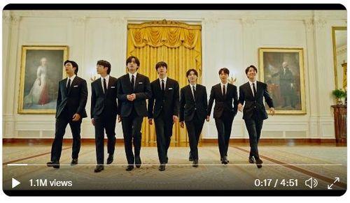 백악관의 BTS[바이든 미국 대통령 트위터 캡처. 재판매 및 DB 금지]