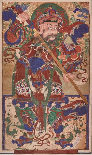 김룡사 사천왕도 중 동방지국천왕[문경시 제공. 재판매 및 DB 금지]