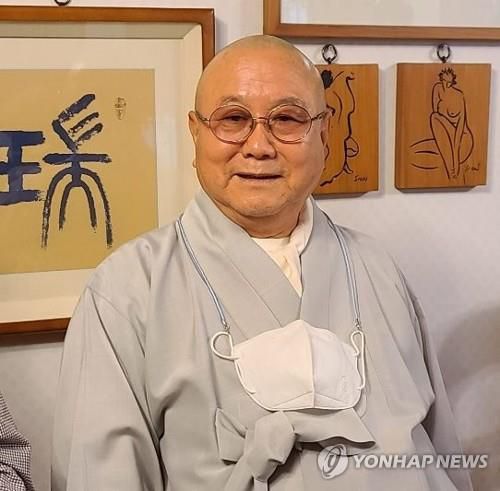 법타스님[연합뉴스 자료사진]