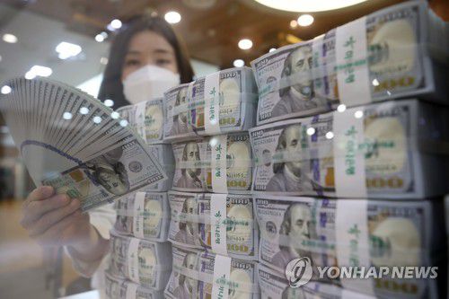 6월 외환보유액 94억달러 줄었다…금융위기 후 최대 [연합뉴스 자료사진]