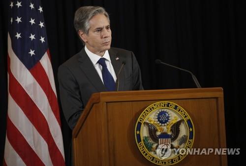 태국 방문 중인 블링컨 미 국무장관[EPA 연합뉴스 자료사진. 재판매 및 DB 금지]