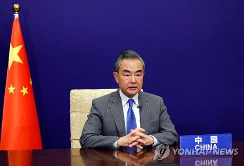 왕이 중국 외교부장[연합뉴스 자료사진]