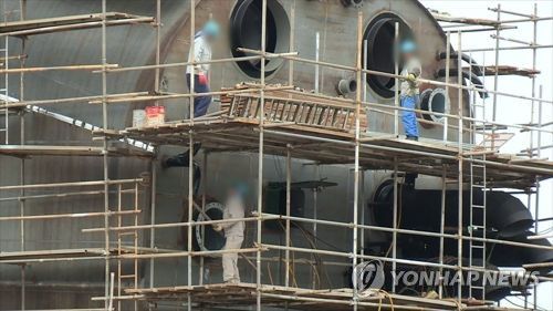 조선업[연합뉴스TV 제공]