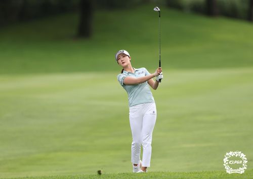 오지현의 2라운드 경기 모습[KLPGA 제공. 재판매 및 DB 금지]