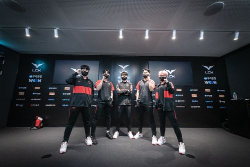 LCK 플레이오프 진출이 확정된 T1[리그 오브 레전드 챔피언스 코리아(LCK) 제공. 재판매 및 DB 금지]