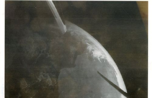 우리별 1호가 찍은 지구[KAIST 인공위성연구소 제공. 재판매 및 DB 금지]