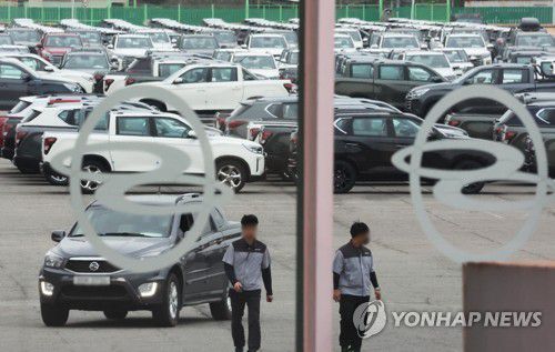 경기도 평택시 쌍용자동차 평택출고센터[연합뉴스 자료사진]