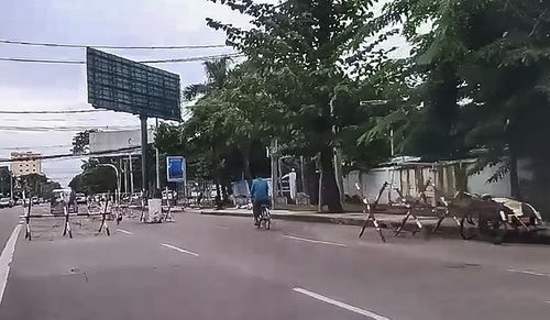 (양곤=연합뉴스) 이정호 통신원 = 양곤 사우스 오깔라파구 경찰서 앞 초소. 2021.7.1.