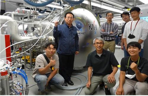 스피어렉스 검교정 장비 개발에 참여한 한국 천문연 연구진[과기정통부 제공. 재판매 및 DB 금지]