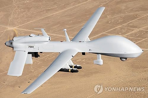 무인공격기 그레이 이글의 비행 모습[연합뉴스 자료사진] photo@yna.co.kr