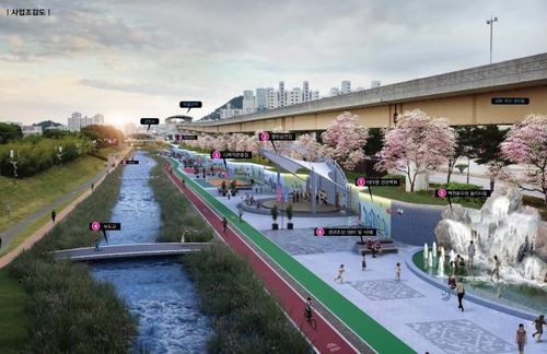 김해 해반천 여가공간 사업[김해시 제공. 재판매 및 DB 금지]