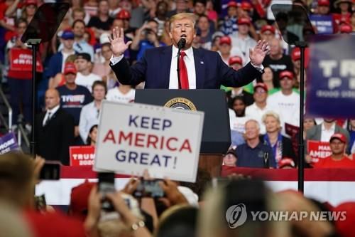 통상정책으로 고율관세에 집착한 도널드 트럼프 전 미국 대통령[로이터 연합뉴스 자료사진. 재판매 및 DB 금지]