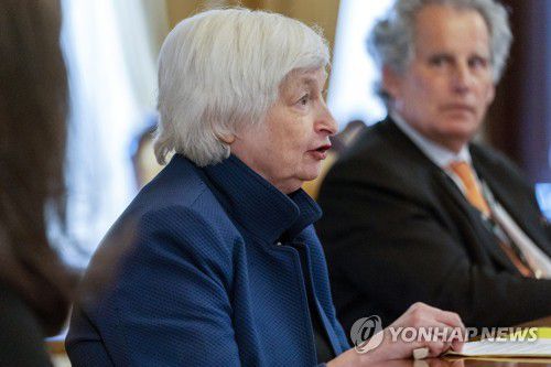 러시아산 유가 상한제 추진한 재닛 옐런 미국 재무장관[AP 연합뉴스 자료사진. 재판매 및 DB 금지]