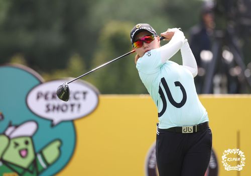 정윤지의 드라이버 스윙.[KLPGA 제공. 재판매 및 DB 금지]