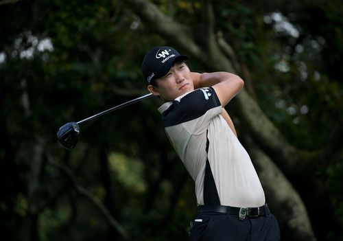 전성현의 최종 라운드 5번 홀 티샷[KPGA 제공. 재판매 및 DB 금지]