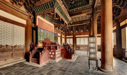 창경궁 명정전 내부 단청 모습[문화재청 제공. 재판매 및 DB 금지]