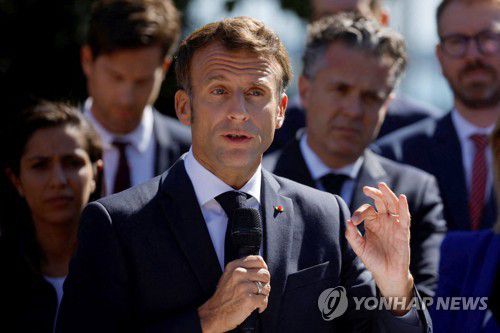 에마뉘엘 마크롱 프랑스 대통령[AFP 연합뉴스 자료사진. 재판매 및 DB 금지]
