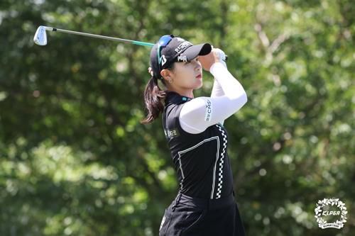 고향에서 우승을 노리는 박현경.[KLPGA 제공. 재판매 및 DB 금지]