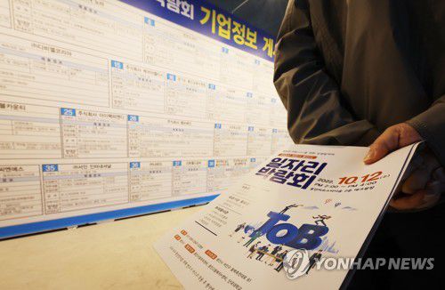 일자리 박람회[연합뉴스 자료사진]