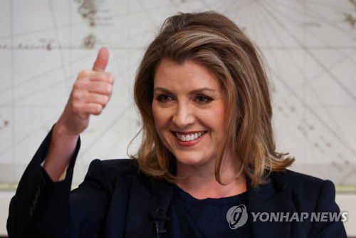 페니 모돈트 영국 보수당 원내대표[로이터 연합뉴스 자료사진. 재판매 및 DB 금지]