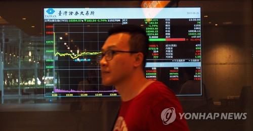 대만 자취안 지수[EAP 연합뉴스 자료사진. 재판매 및 DB 금지]