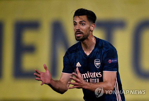 EPL 아스날 소속 시절의 파블로 마리[로이터 연합뉴스 자료사진. 재판매 및 DB 금지]