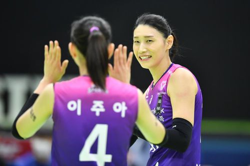 활짝 웃는 김연경[한국배구연맹 제공. 재배포 및 DB 금지]