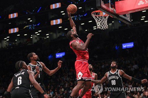 브루클린과 시카고의 경기 장면.[USA TODAY Sports=연합뉴스]