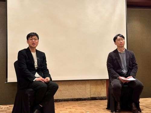 임병완·박종훈 블록체인랩스 공동대표[촬영 오규진]