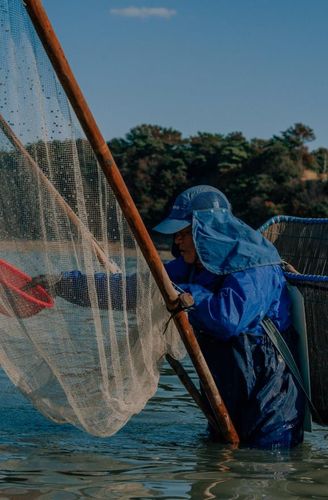 사두질하는 어민 모습[한국문화재재단 제공. 재판매 및 DB 금지]