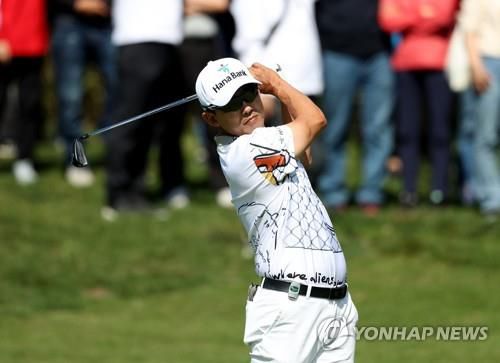 한승수의 아이언샷.[KPGA 제공. 재판매 및 DB 금지]