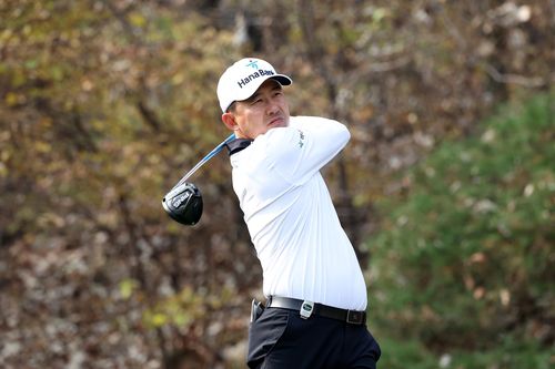 한승수의 드라이버 티샷.[KPGA 제공. 재판매 및 DB 금지]