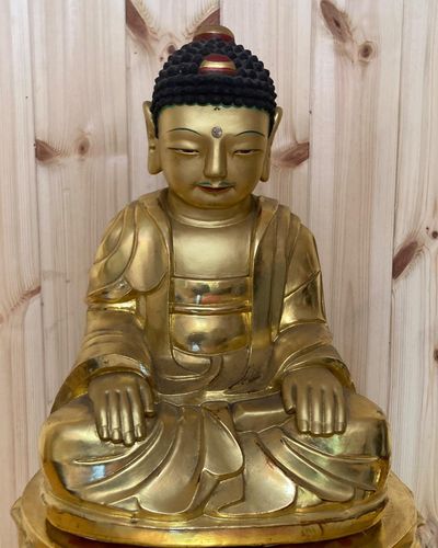 산천 화림사 석조여래좌상[경남도 제공. 재판매 및 DB 금지]