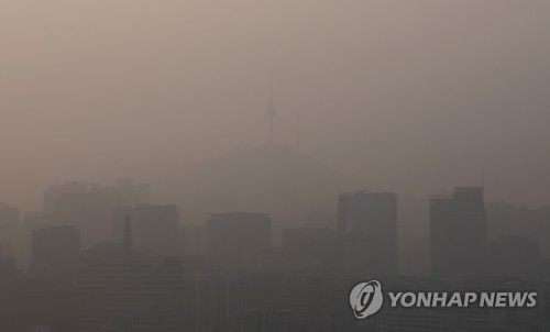 경기 북부 초미세먼지주의보 해제…남부 주의보 유지[연합뉴스 자료사진]