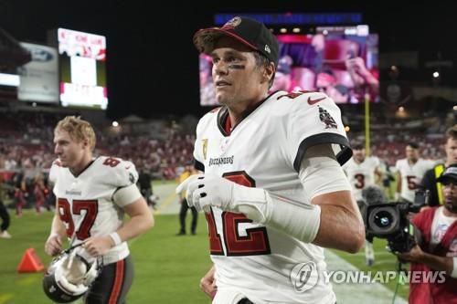 FTX  광고에 출연한 미국프로풋볼 스타 톰 브래디[AP 연합뉴스 자료사진. 재판매 및 DB 금지]