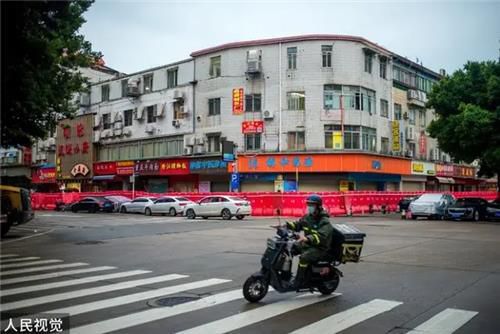 봉쇄령 내려진 광저우 하이주구[인민시각 캡처. 재판매 및 DB 금지]