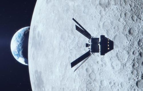 달 주변의 오리온 우주선 상상도 [NASA 제공/ 재판매 및 DB 금지] photo@yna.co.kr