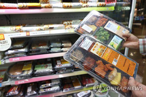 편의점 도시락[연합뉴스 자료사진]