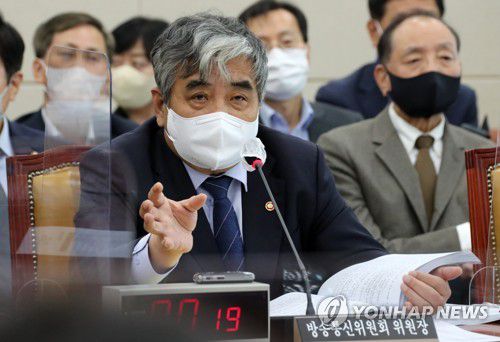 한상혁 방송통신위원장[연합뉴스 자료사진]