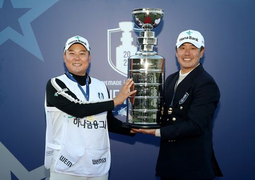 함정우(왼쪽)와 박배종.[KPGA 제공. 재판매 및 DB 금지]