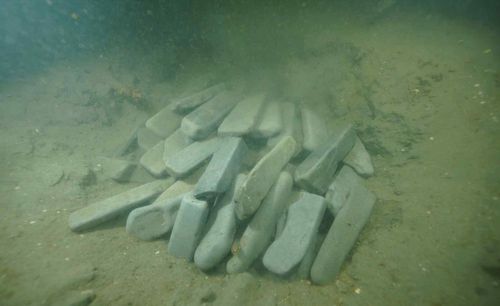 수중 매장 상태 [국립해양문화재연구소 제공. 재판매 및 DB 금지]