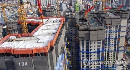 아파트 공사 현장[연합뉴스 자료사진] 위 사진은 기사와 관련 없습니다.
