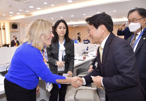 "반갑습니다"[광주시 제공. 재판매 및 DB 금지]