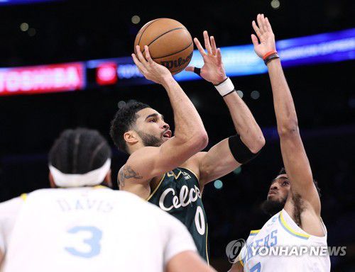44점 쓸어담은 보스턴 테이텀[AFP=연합뉴스]