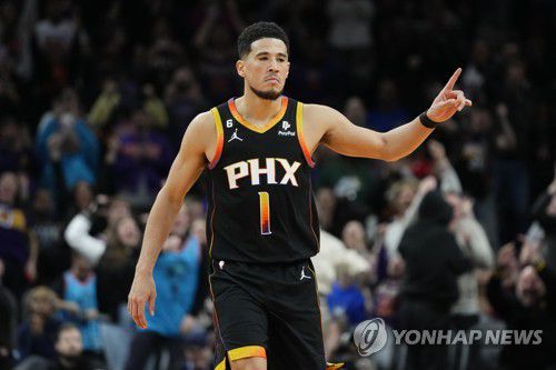 피닉스의 데빈 부커[AP=연합뉴스]