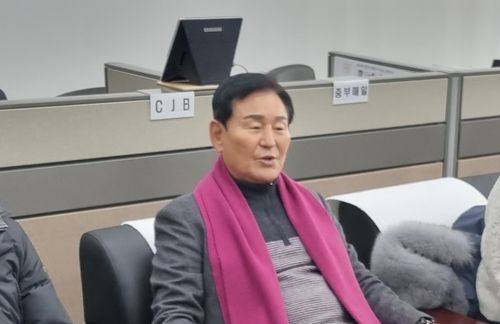 기자실 찾은 김병국 의장[청주시의회 제공. 재판매 및 DB 금지]