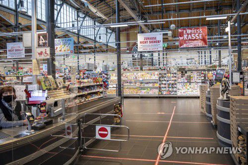 독일 슈퍼마켓[EPA 연합뉴스 자료사진. 재판매 및 DB 금지]