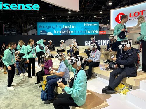 롯데정보통신 메타버스 존[촬영 오규진]