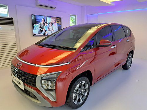 현대차 인도네시아 공장에서 생산한 소형 다목적차량(MPV) 스타게이저[연합뉴스 자료사진]